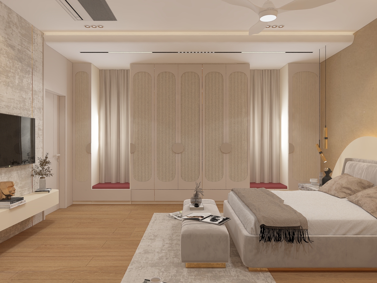 Babita Residence - Master Bedroom by Virtual Design Studio