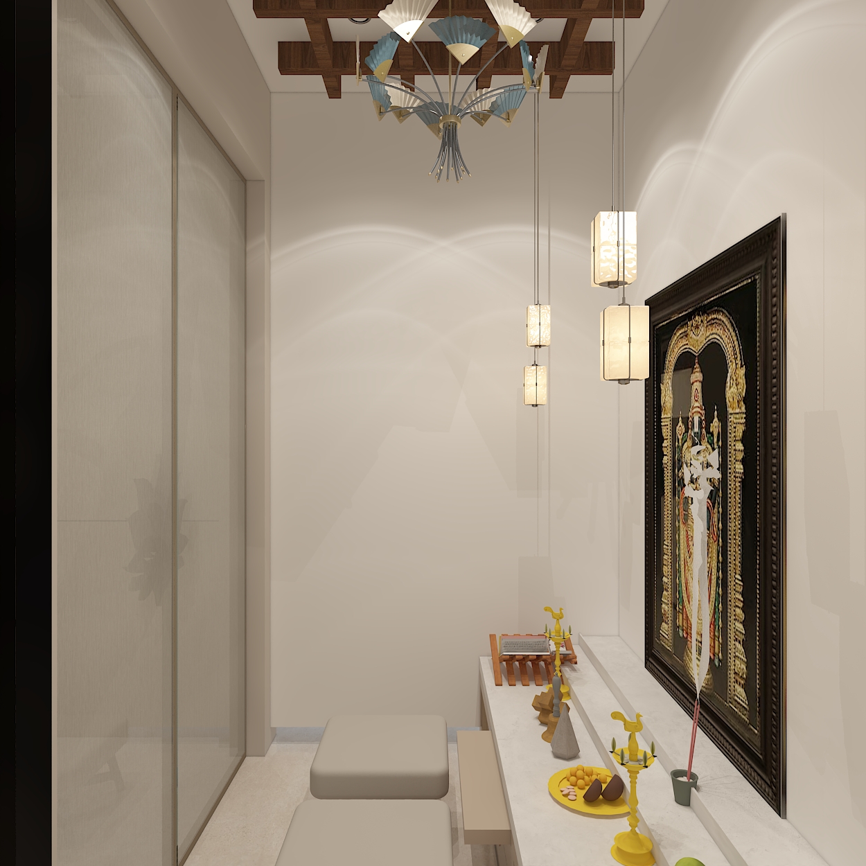 Babita Residence - Pooja Room 2