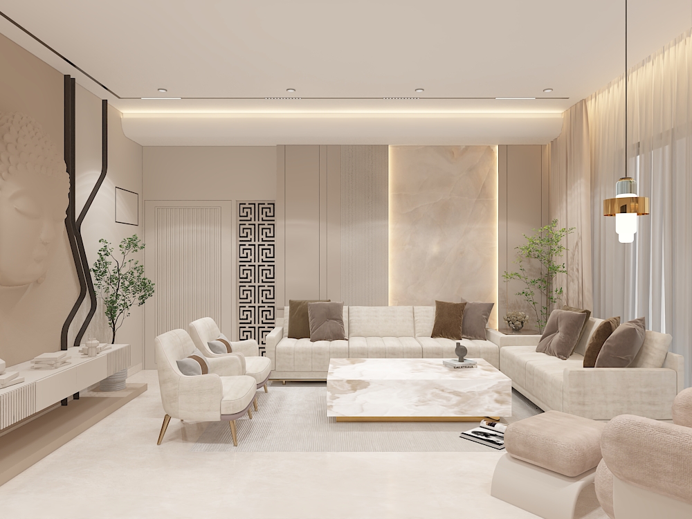 Sagar Residence - Living Room 2