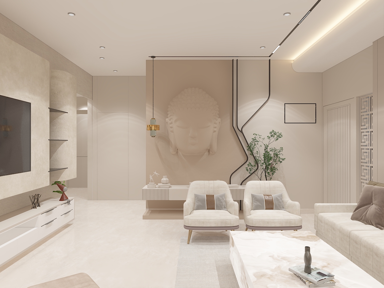 Sagar Residence - Living Room 4