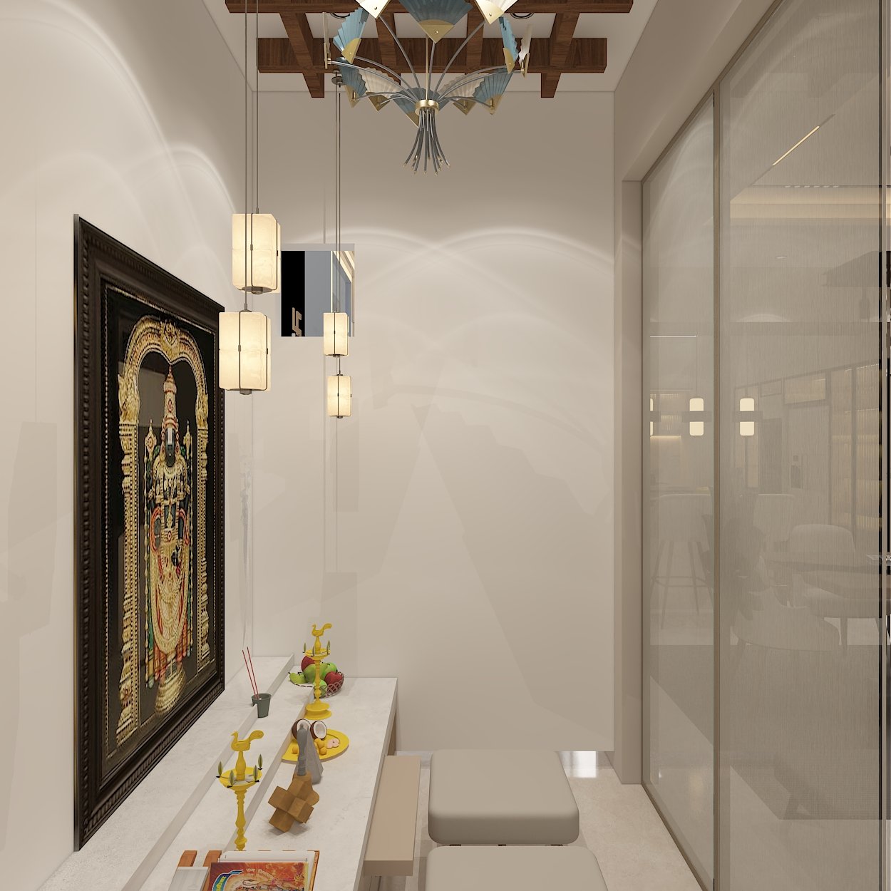 Babita Residence - Pooja Room 3