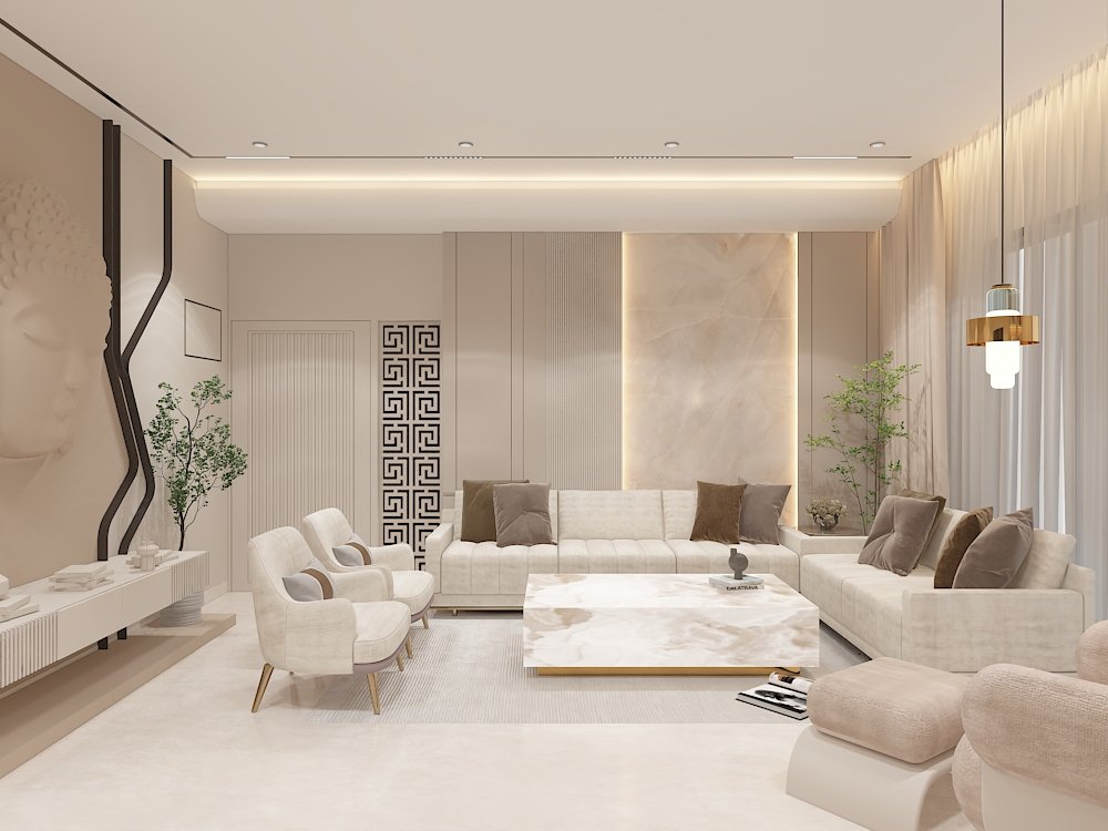 Sagar Residence - Living Room 2